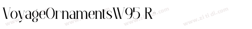 VoyageOrnamentsW95 R字体转换